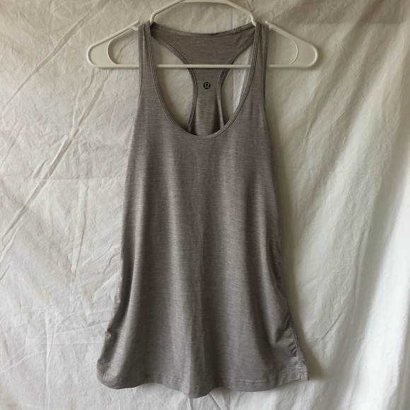 Lululemon Metallic Silver Racerback Tank Top - Picture 5 of 7